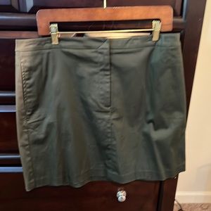 Loft Olive/Khaki Green skirt. Size 14.